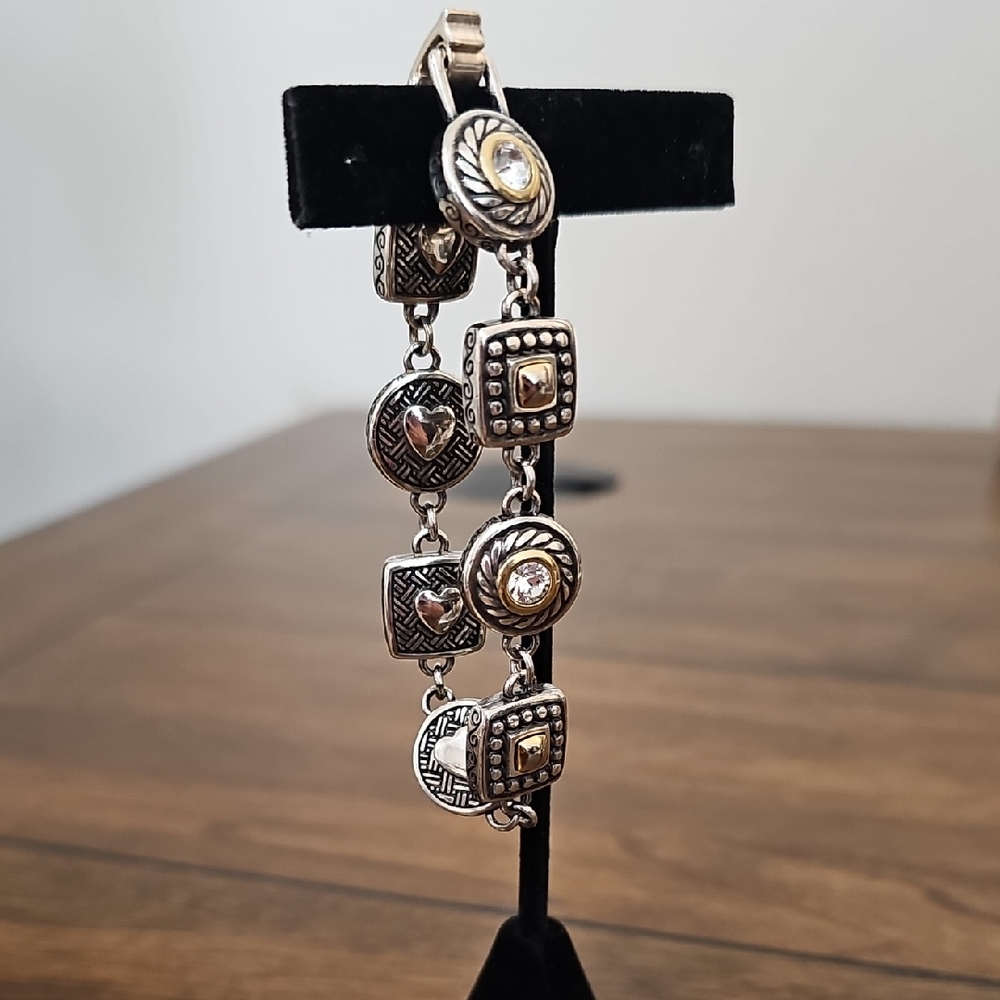 Elegant Silver and Gold Heiress Bracelet From Brighton